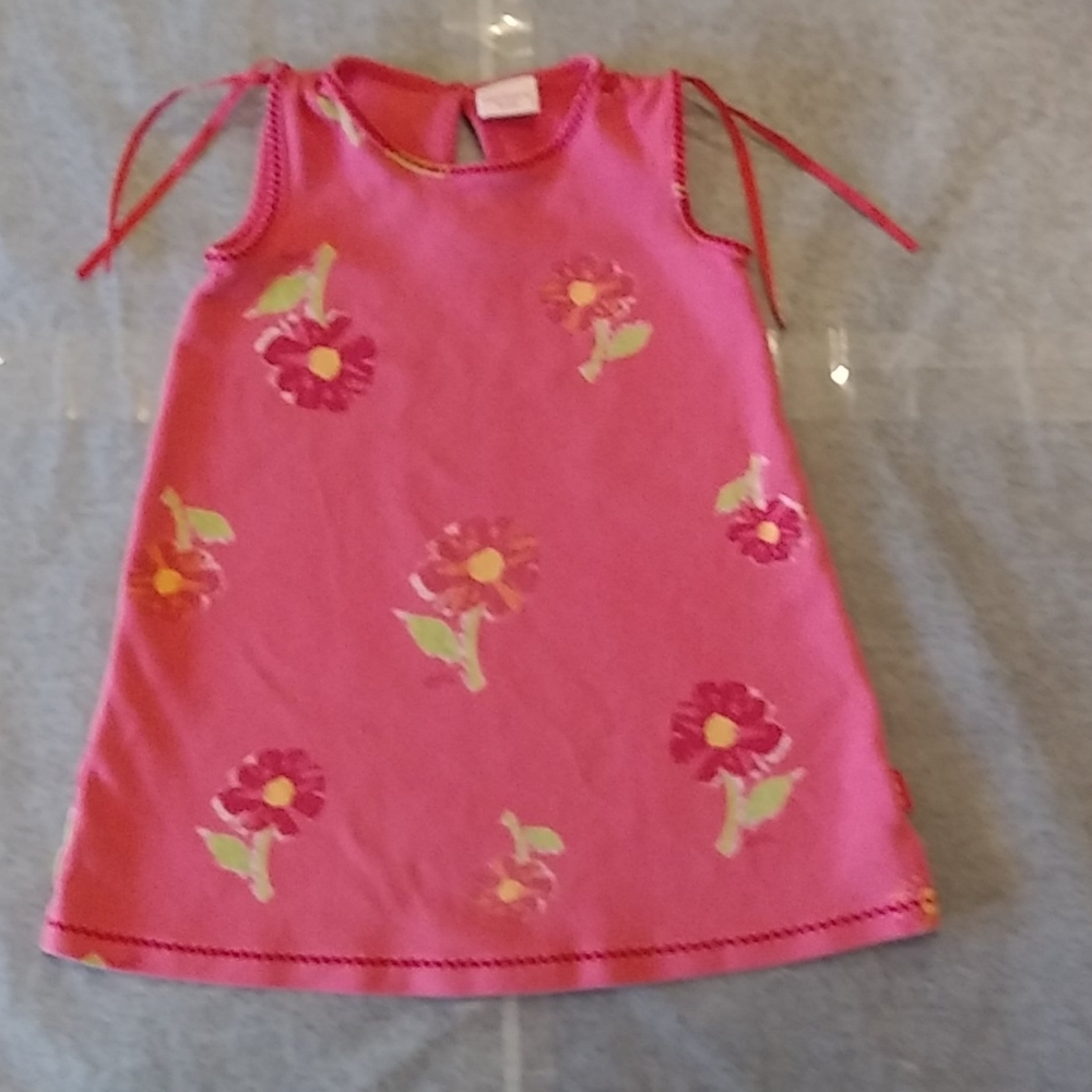Carter's Kids Size 4T Pink Dress With Flower Print